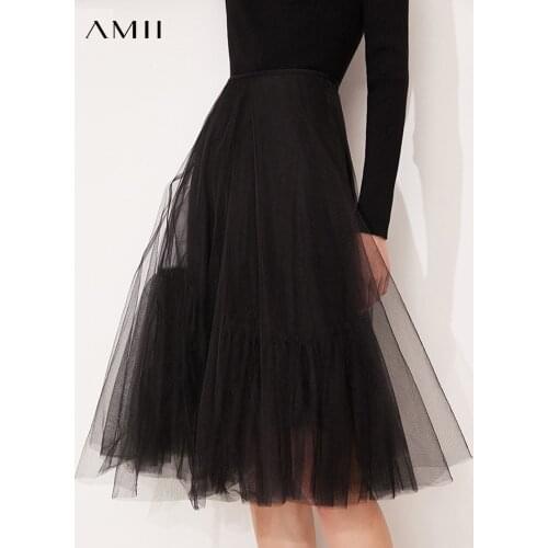 Женские юбки в складку Amii China At AliExpress