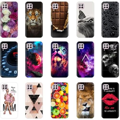 For Huawei P40 lite Case Transparent Soft TPU Protector Back Cover for Huawei P40 Lite E P 40 P40Lite P40 Pro Cases Cover Bumper