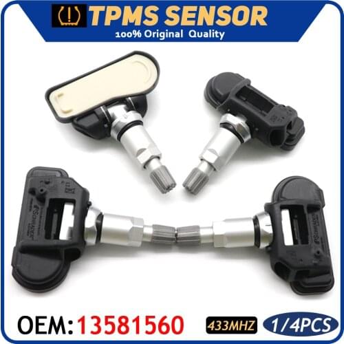 Car Tire Pressure Monitor System Sensor 13581560 For Chevrolet Corvette Volt Opel Vauxhall Astra J Corsa Insignia Zafira 433mhz