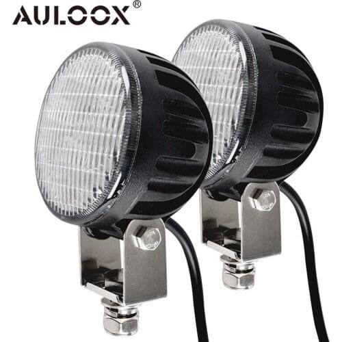 AULOOX 3 Inch Led Work Light Motorcycle Headlight 12V 24V Offroad Led Flood Lamp 12W 4x4 Led Light Bar For Trucks Jeep Auto ATV