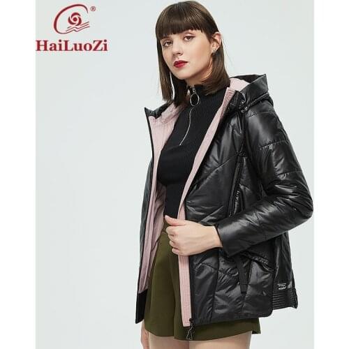 Женские приталенные пуховики HaiLuoZi China At AliExpress