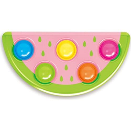 Cute Fruit Watermelon Squeeze Simple Dimple Soft Ball Decompression Toys Children Hand Fidget Toy Relieve Stress Kid Gift