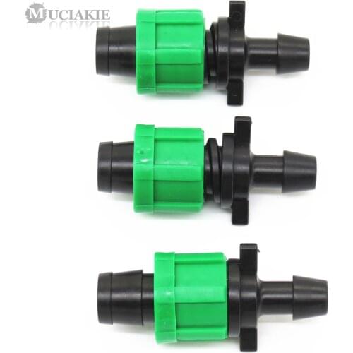 MUCIAKIE 3PCS By-pass Connector Adaptor for Connecting DN16 Drip Tape & PVC Pipe Garden Water Irrigation Fittings