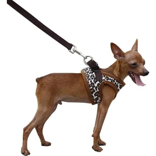 Nylon Chihuahua Yorkie Vest Reflective Dog Cat Harness Vest Printed French Bulldog Harness Walking Harness Without Leash for Pet