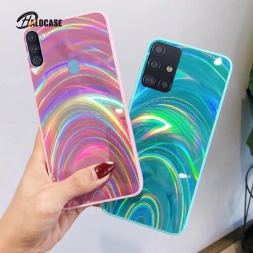 Luxury 3D Rainbow Case for Huawei Honor 20i 10i 10 Lite, Mirror Glitter Case for Huawei Honor 8X 8A 8S 7C, Soft TPU Case