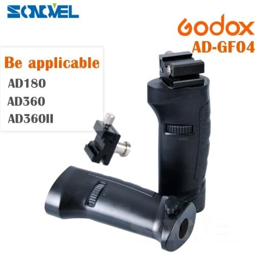 Godox Hotshoe Flash Handle Grip Speedlite Holder FG-40 FG40 for AD180 AD360 AD360II GODOX LED Lights