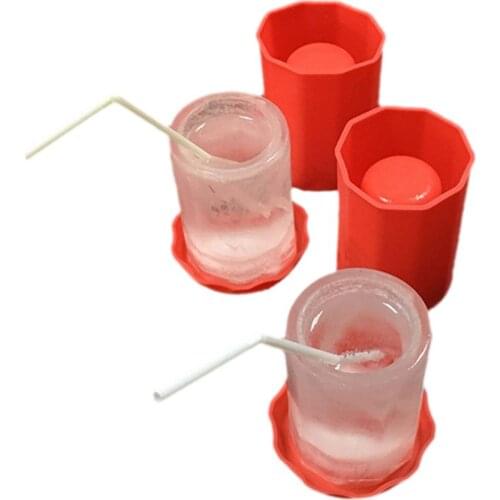 Silicone Ice Cup Summer Beer Mug Ice Cube Frozen Mould