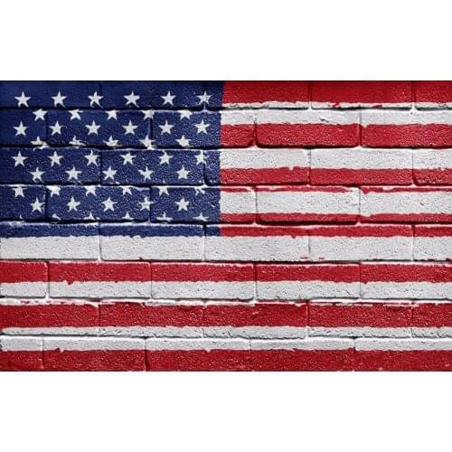 TR Photography Backdrop 5 x 7 Wood American Flag Picture for 4th of July Photo Background Newborn Custom Backgrounds for Studio