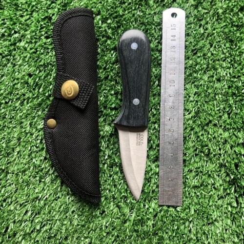 Fixed Knives Mirror 440 Blade Wood Handle Straight Knives Camping Tactical Knife Pocket Ridge EDC Survival Hunting Tools
