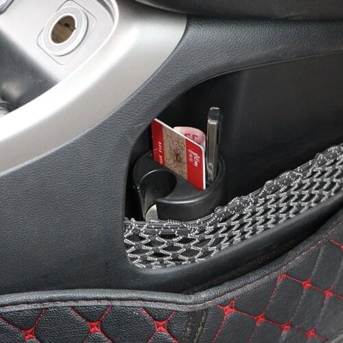 ABS Black Interior Auto Car Card Coin Holder Storage Box for Mitsubishi Lancer Ex Evo l200 l300 3000gt 3d 4m41