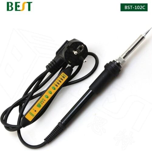 BST-102C Portable Temperature Adjustable Welding Electric Soldering Iron with Switch SMD Welding Rework Tool
