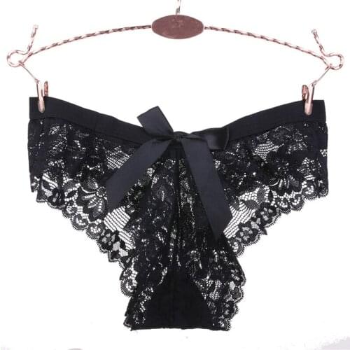 Black Summer Seamless Ultra thin Underwear G String thongs Womens belt Panty lace Intimates briefs high elastic t back briefs