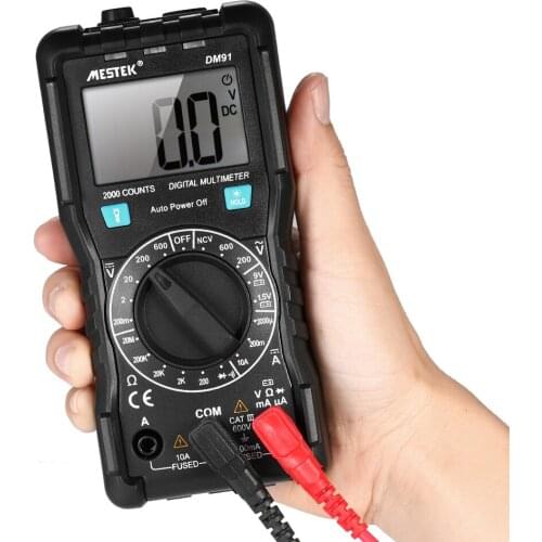 MESTEK Auto-range LCD Digital Multimeter Tester DC/AC Voltage DC Current Meter Resistance Tester Voltmeter Ammeter