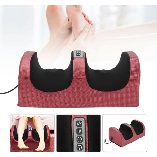 Electric Heating Foot Body Massager Foot Leg Kneading Massager Machine Electric Shiatsu Blood Booster Circulation Pain Relief