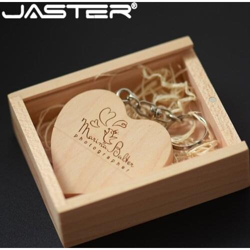 JASTER usb2.0 flash drive maple pen drive 4GB 8GB 16GB 32GB 64GB 128GB free custom logo flash drive Fashion gift