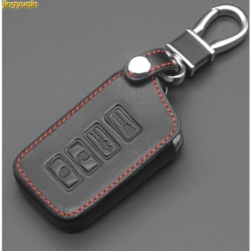 Jingyuqin 4 Buttons Key Cover Leather Case FOR LEXUS NX 200 NX300H RX 350 450H ES 350 GS IS LS GS RC F 2014 2015 2016 Smart