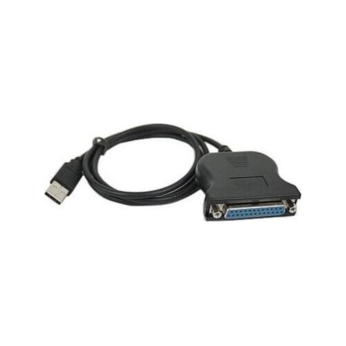 HWEXPRESS Hot New UK USB 2.0 Male to DB25 IEEE-1284 Parallel Port Printer Adapter Cable