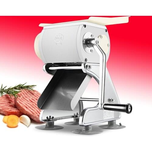 Meat Slicer Commercial Household Meat Dicing Machine ​Desktop Small Vegetable Cutter Multi-Function Meat Cutting Machine