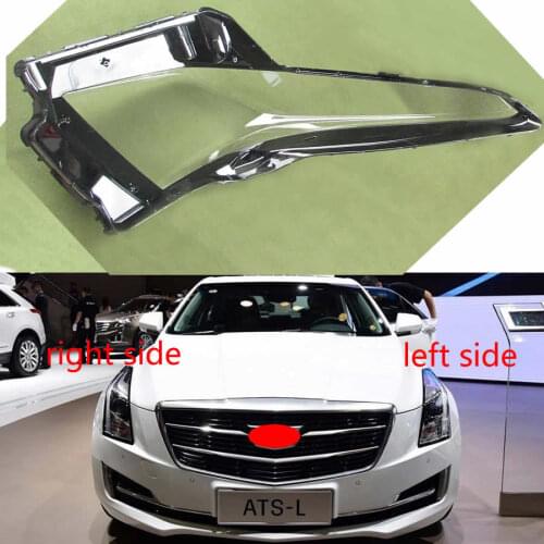 For Cadillac ATS 2014 2015 2016 2017 Headlamps Transparent Cover Lamp Shade Front Headlight Cover Lamp Shell Lampshade