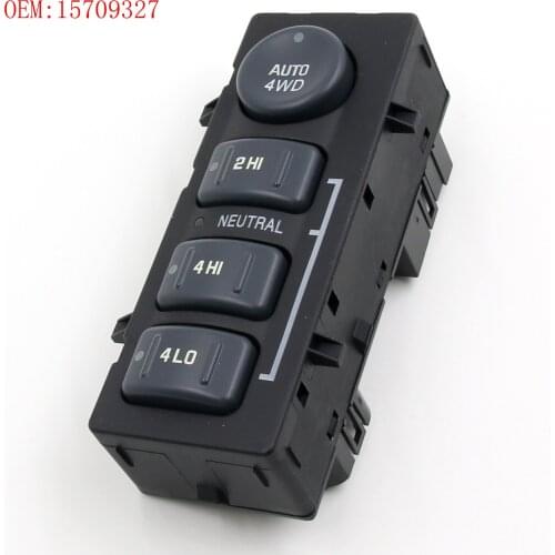 NEW 15709327 4 Wheel Drive Control Switch 4WD 4x4 Transfer Case Button for Chevrolet AVALANCHE Silverado TAHOE GMC Sierra Yukon