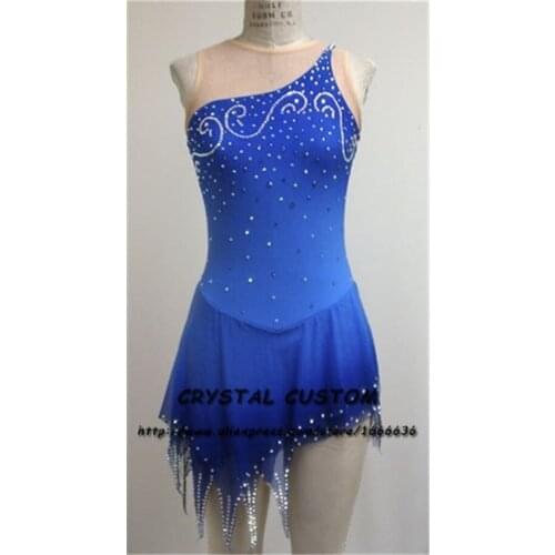 Girls Custom Figure Skating Dresses Graceful New Brand Kids Ice Skating Dresses For Competition DR3852