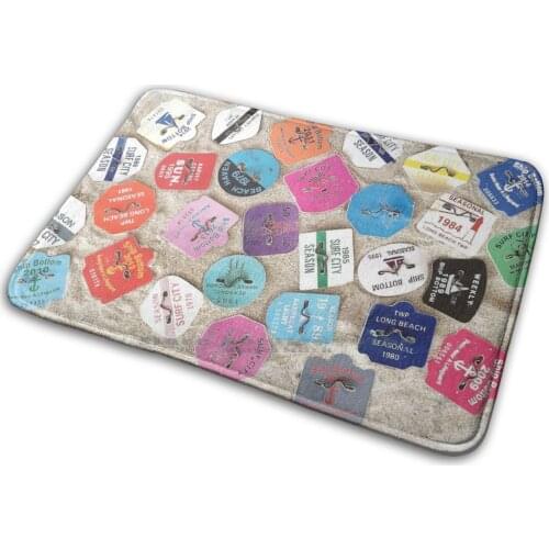 Show Your Beachy , Lbi Self! Mat Rug Carpet Anti - Slip Bedroom Entrance Door Mat Separation Social Distancing Beach Long Beach