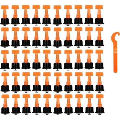 51PCS 1.5mmTile Leveling system tile spacers tool for Flooring Wall Tile carrelage Leveling System Leveler Locator Spacers Tool