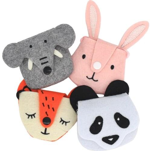 18 Inch Girls Doll Single Shoulder Bag Cartoon Animal Wallet American Handbag Newborn Baby Toys Fit 43 Cm Boy Dolls c925