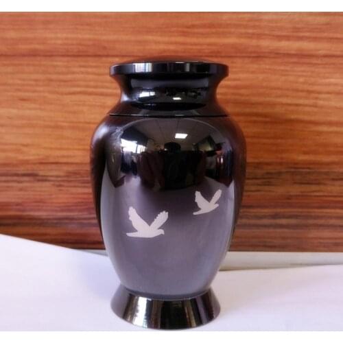 Stainless Steel Funeral Urn for Ashes-Display Burial Urn-Bird Going Home Cremation Urns for Human Ashes and Memorial