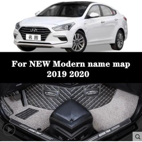 High Qualit Luxury Foot Carpets Step Mats Floor Mats Fits For NEW Modern name map 2018 2019 2020