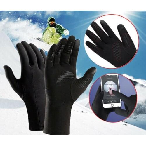 Winter Touch Screen Outdoor Driving Warm Windproof Waterproof Men Women Gloves