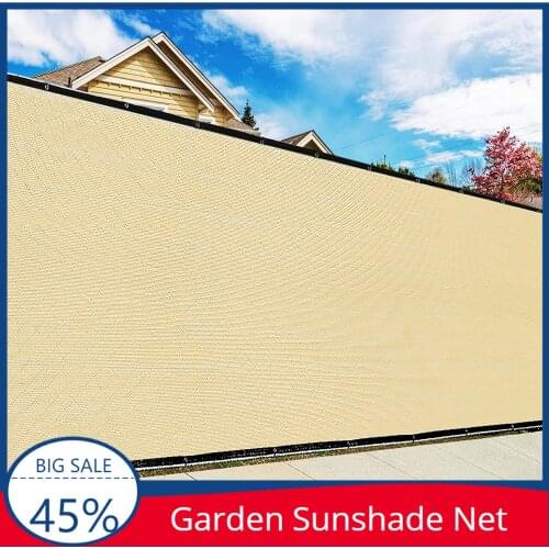 5' x 50' HDPE Anti-UV Sunshade Net Home Balcony Fence Safety Net Garden Plant Cover Shading Cloth Terrace Privacy Net