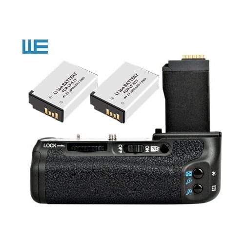 BG-E18 Battery Grip + 2x LP-E17 Battery for Canon EOS 750D 760D T6i T6s X8i 8000D DSLR Camera