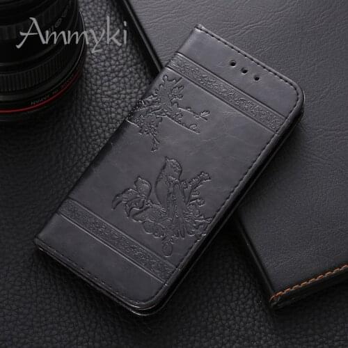AMMYKI Super good Touch feel goodl style flip leather Mobile phone back cover flip leather cases 4.0'For Explay Hit case