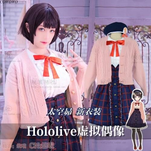 Anime! Vtuber Hololive Ozora Subaru Battle Suit Lovely Uniform Cosplay Costume Halloween Party Outfit Dailydress For Women NEW
