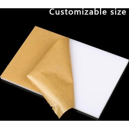 2/3/5/8/10/15mm White Acrylic Sheet Custom Size And Shape DIY Table Lamp Bath Accessories Resin Glass Photo Floor Props
