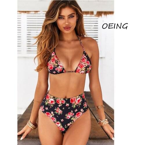 High Waist Bikini 2 Piece Set Women Bikini Set Sexy Fashion Swimsuit 2021 Bathing Suit Women