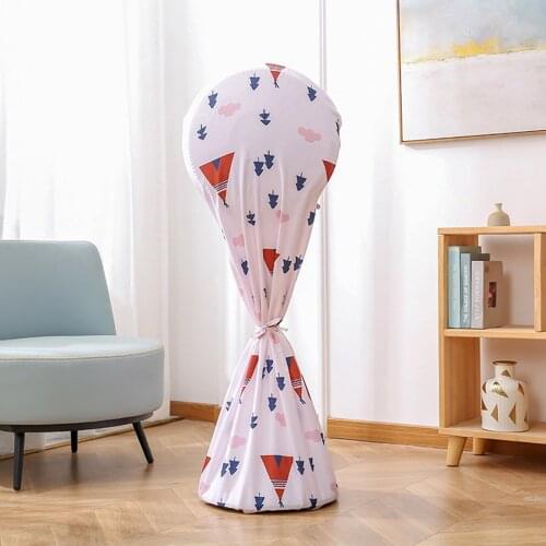 Standing Electric Fan Cover Dustproof Round Electric Fans Mesh Shield Protector Bag Damp-Proof Pedestal Fan Anti-Dust Cover