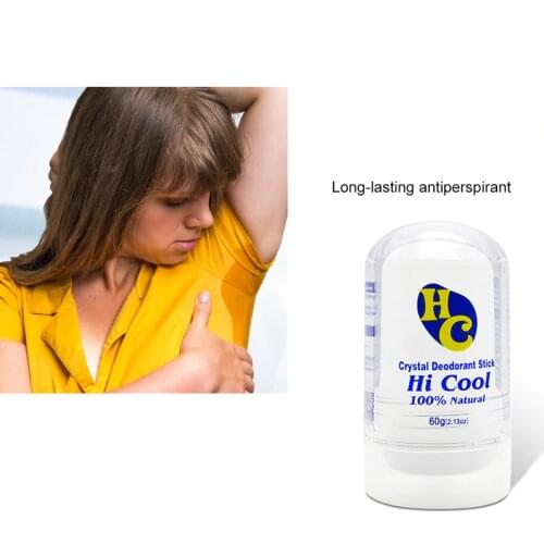 Crystal Deodorant Alum Stick Body Underarm Odor Remover Antiperspirant for Men and Women