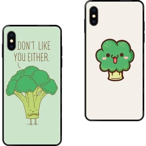 For Galaxy A70 A71 A70E A5 A6 A7 A8 A10 A10S A20 A20S A20E A21S A30S A40 A50 2017 2018 Vegetable Tomato Pepper Perfect Black