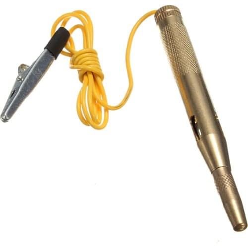 Electronic Voltage Circuit Tester DC 6V 12V 24 Volts Voltage Gauge Test VoltMeter Line Circuit Tester Probe Lamp Continuity Car