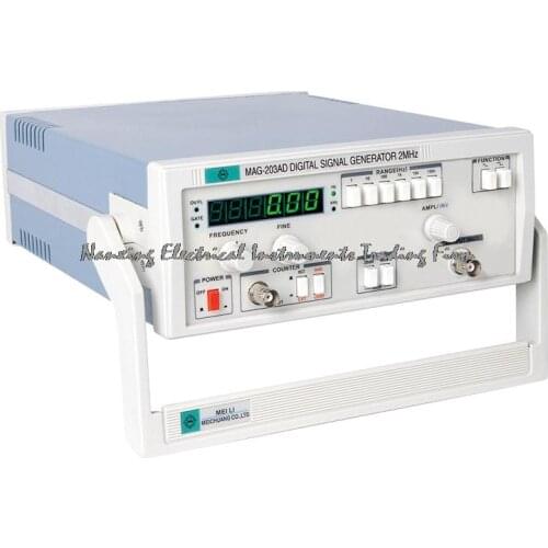 Fast arrival MAG-203AD digital frequency signal generator signal source Audio signal source signal generator 0.1Hz-2MHz