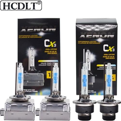 HCDLT 35W 55W D1S D2S D3S D4S Xenon HID Lamp Bulb Car Xenon Headlight 5500K Super Bright D1S D2S D3S D4S Super Version hid bulb