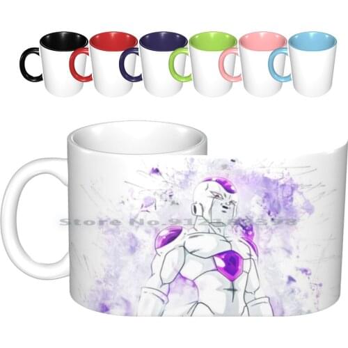 Frieza Ceramic Mugs Coffee Cups Milk Tea Mug Manga Anime Cartoon Comic Animation Bleach Cool Game Gaming Levi Attackontitan
