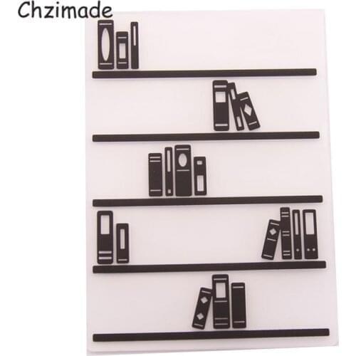 Book Pattern Plastic Embossing Folders Stencil For Scrapbooking Paper Greeting Card Photo Album Decoration