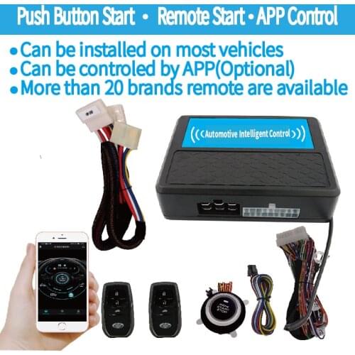Push start Remote engine Start fit for Toyota motor 4G or 2G smart phone APP control vehicle module is optional