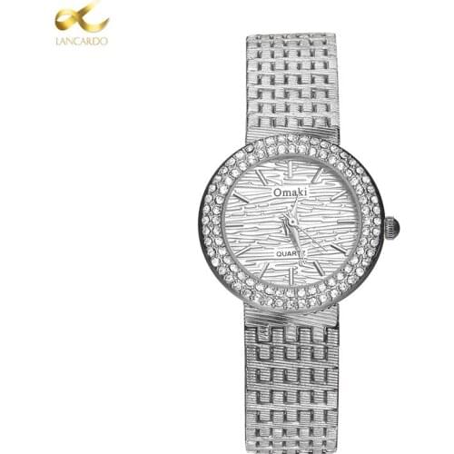 LANCARDO Womens Quartz Watches High-Quality Alloy Gold Clock Female Top Brand Luxury Watch Reloj Mujer Montre Femme