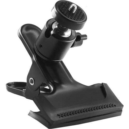 Multifunctional Photography Metal Camera Clamp with Rotatable Ball Head for Cameras Lighting Lamps