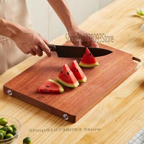 Ebony Cutting Board Kitchen Knife Set Household Antibacterial And Mildew Proof Whole Wood Cutting Board Solid Wood Cutting Board