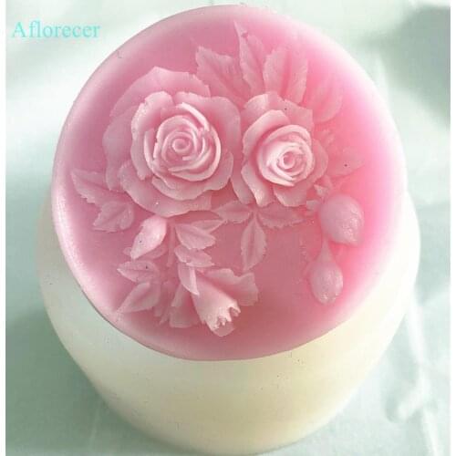 New Flower Soap Mold Resin Clay Silicone Molds DIY handmade soap mold silica gel mould Party Favors Supply